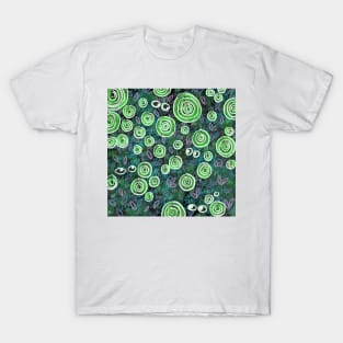 Hiding among roses (neon green) T-Shirt